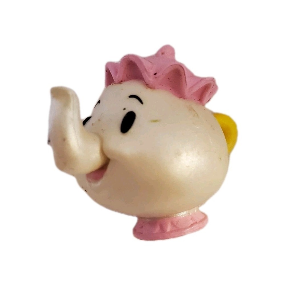 Fisher Price Little People Beauty Beast Mrs Potts Figure White‎ Tea Coffee Pot